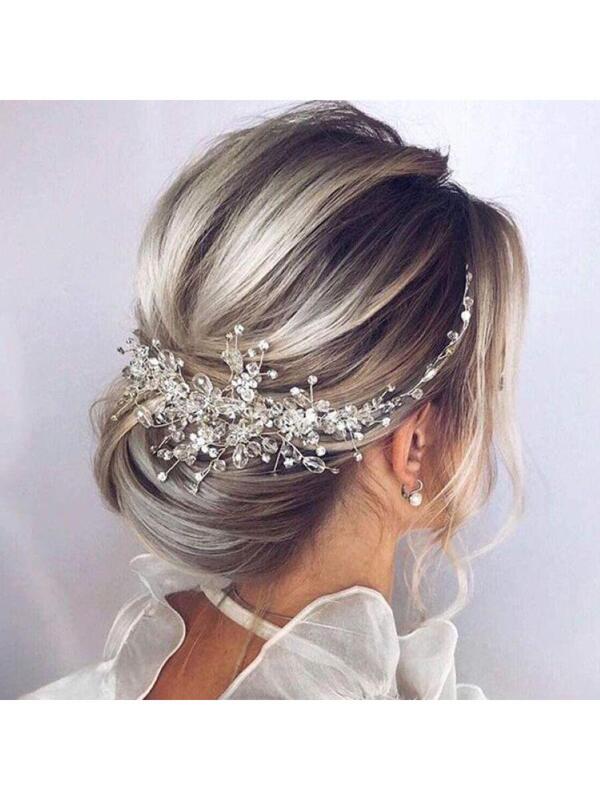 Pearl & Crystal Bridal Hair Piece