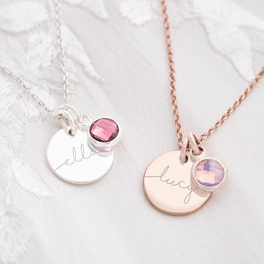 Emily Personalised Birthstone Necklace, Personalised Gift