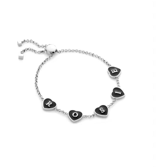 Halle Personalised Heart Bracelet