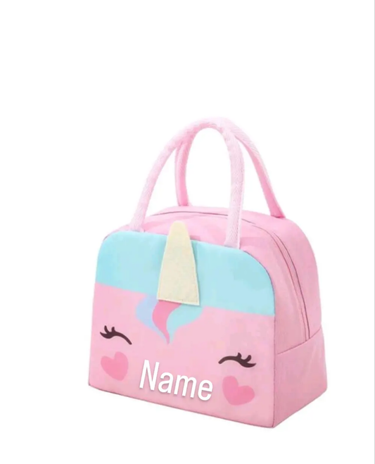 Personalised Unicorn Childrens Lunch Box Bag