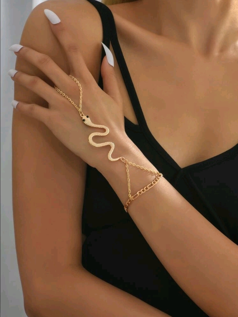 Gold Snake Bracelet