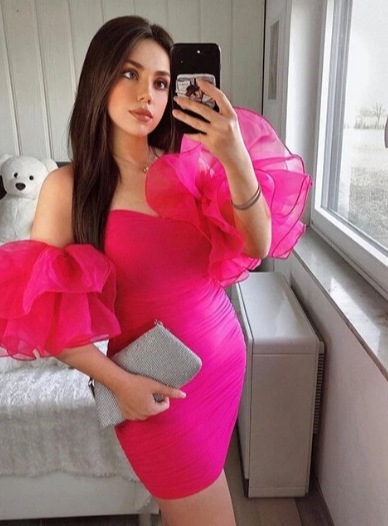Pink Its So Extra Frill Sleeve Mini Dress
