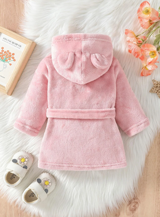 Baby Fleece Dressing Gown Robe can be personalised JCS Company