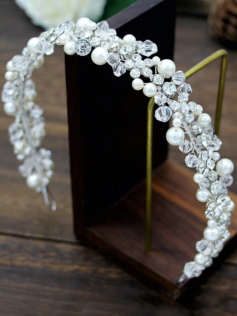 Crystal & Pearl Bridesmaid Headband