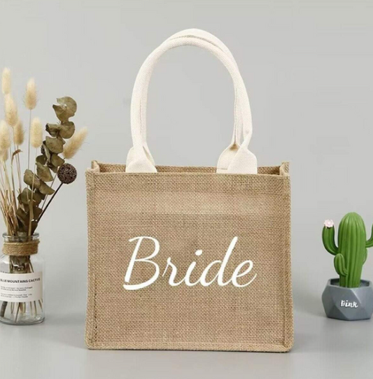 Bride Woven Hen Party Tote Bag