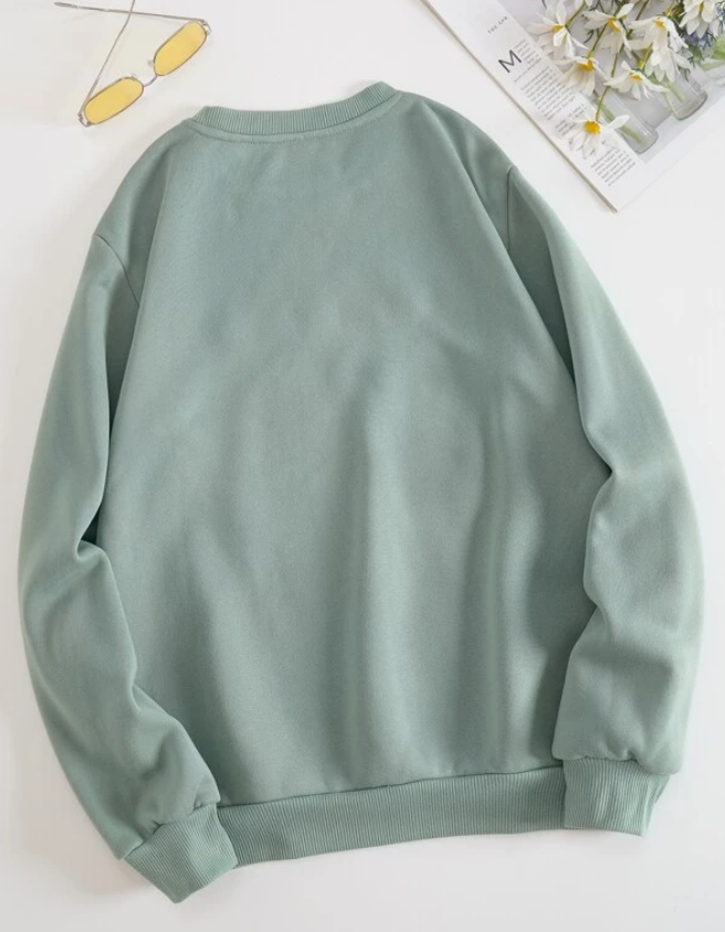 Mint Green Perfectly Imperfect Inner Fleece Jumper