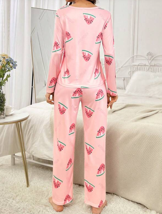 Pink Watermelon Pyjama Set