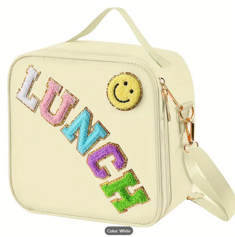 Glitter Patch Children's Insulated Lunch Bag