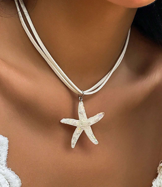 Starfish Pendant Choker