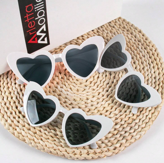 White Heart Hen Party Sunglasses