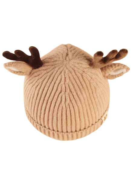 Children's Baby Reindeer Winter Hat