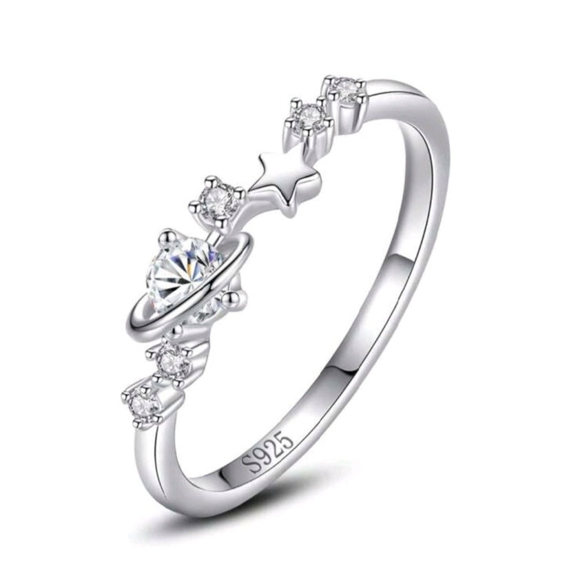 Starry Night Zirconia Ring