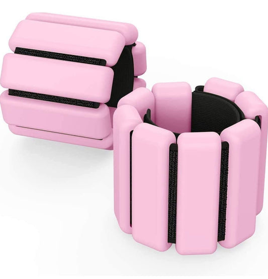 Gym Bunny Silicone Weighted Bracelets 2pk